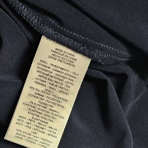 Lauren Ralph Lauren Womens Long Sleeve Sequin, Jersey Maxi Dress, Blue, Drape,14 - Picture 6 of 8